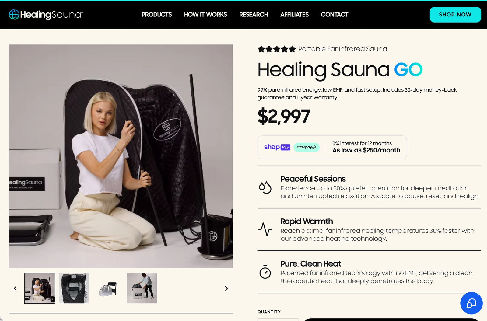 ETERNA HAUS Full Spectrum Infrared Sauna