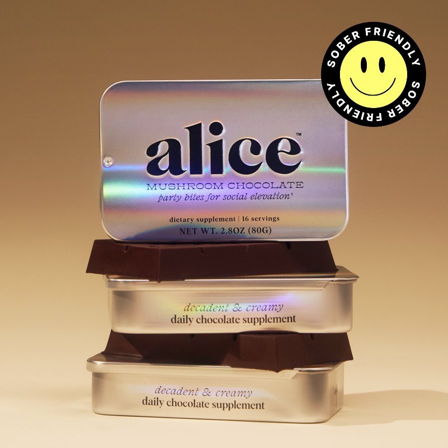 Alice Party Trick functional mushroom chocolates